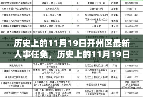 歷史上的11月19日開州區人事任免事件及其深遠影響多維解析