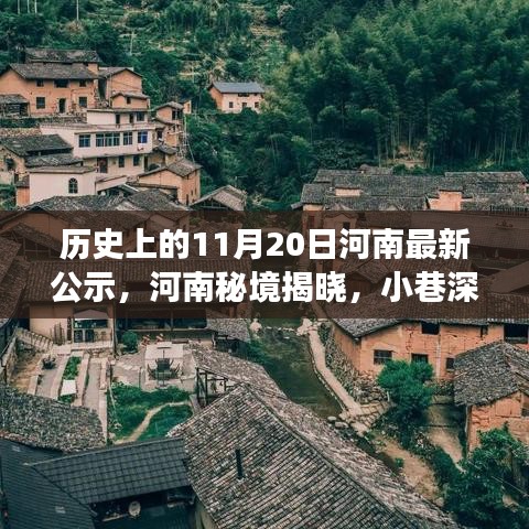 河南歷史揭秘，特色小店與美食的碰撞，最新公示帶你探尋河南秘境的小巷深處