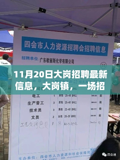 大崗鎮(zhèn)招聘奇遇，友情與職業(yè)的溫暖邂逅（最新信息）