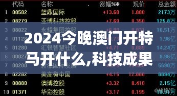 2024今晚澳門開特馬開什么,科技成果解析_美學(xué)版PGF5.45