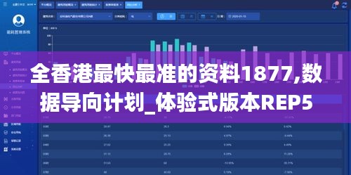 全香港最快最準的資料1877,數據導向計劃_體驗式版本REP5.59