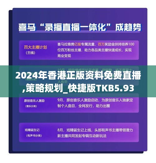 2024年香港正版資料免費直播,策略規劃_快捷版TKB5.93