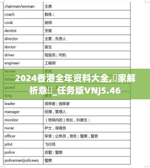 2024香港全年資料大全,專家解析意見_任務版VNJ5.46