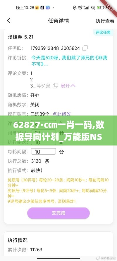 62827·c㎝一肖一碼,數據導向計劃_萬能版NSB5.20