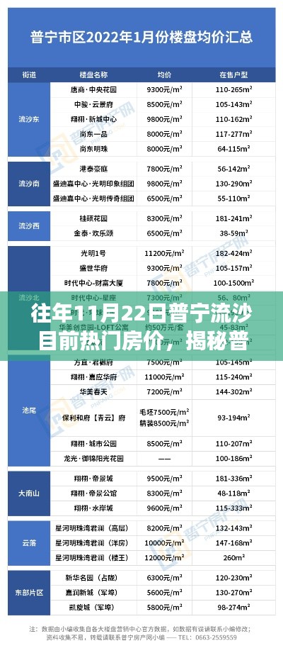 普寧流沙最新熱門房價解析,科技賦能,預見未來生活趨勢!