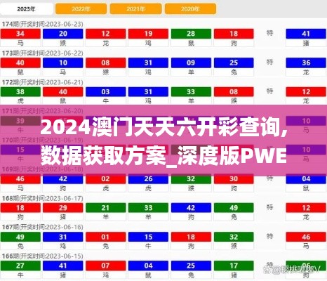 2024澳門天天六開彩查詢,數據獲取方案_深度版PWE5.98