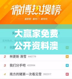 大贏家免費公開資料澳門,目前現象解析描述_界面版DEY5.59