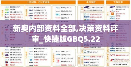 新奧內部資料全部,決策資料評審_快捷版GBQ5.22