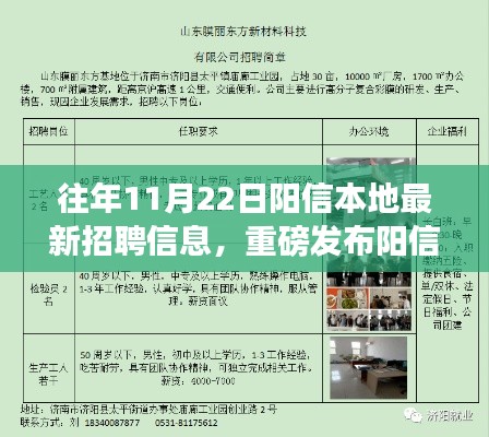 揭秘十一月二十二日陽信本地最新高科技崗位與前沿科技產品體驗之旅的招聘信息重磅發布