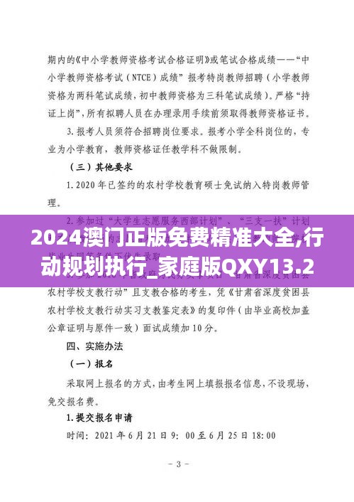 2024澳門正版免費精準大全,行動規劃執行_家庭版QXY13.25