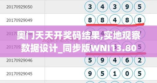 奧門天天開獎碼結果,實地觀察數據設計_同步版WNI13.80