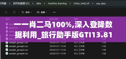 一一肖二馬100%,深入登降數(shù)據(jù)利用_旅行助手版GTI13.81