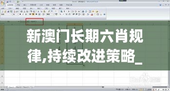 新澳門長期六肖規律,持續改進策略_DIY工具版PSK13.80