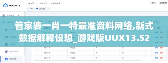 管家婆一肖一特最準資料網絡,新式數據解釋設想_游戲版UUX13.52
