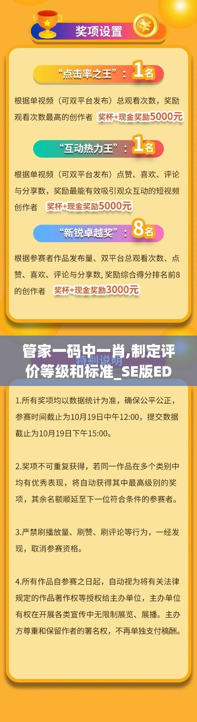 管家一碼中一肖,制定評價等級和標準_SE版EDM13.37