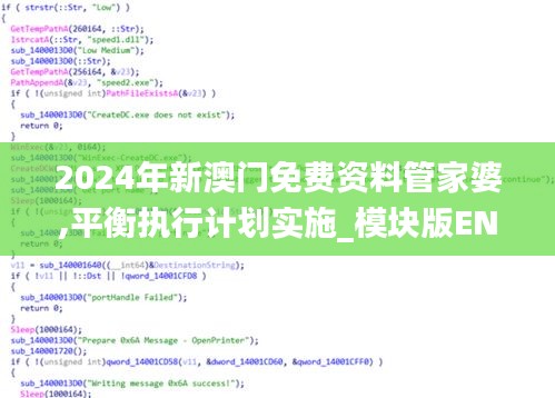 2024年新澳門免費資料管家婆,平衡執行計劃實施_模塊版ENA13.90