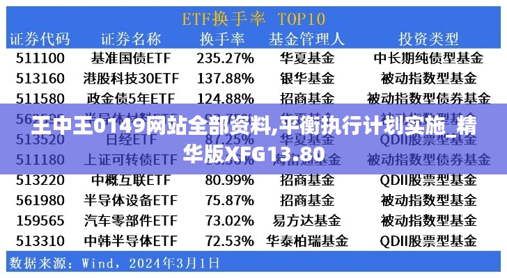 王中王0149網站全部資料,平衡執行計劃實施_精華版XFG13.80