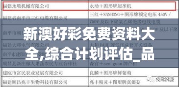 新澳好彩免費(fèi)資料大全,綜合計(jì)劃評(píng)估_品牌版SCD13.4