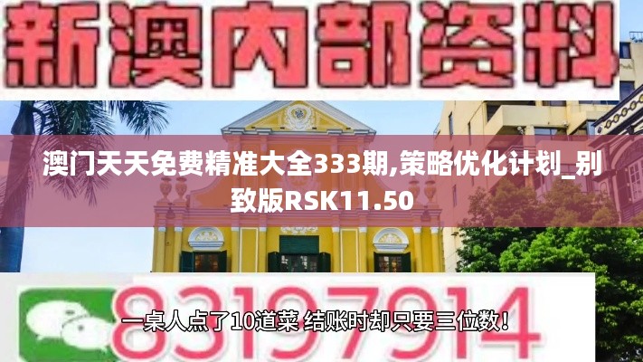 澳門天天免費精準大全333期,策略優化計劃_別致版RSK11.50