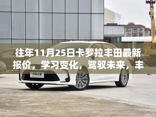 豐田卡羅拉最新報價背后的勵志故事，學習變化，駕馭未來，勵志成長之路