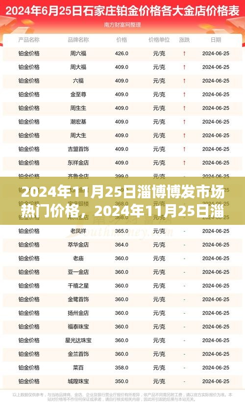 2024年11月25日淄博博發市場熱門價格解析,洞悉最新行情與市場趨勢