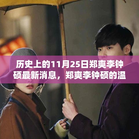 鄭爽李鐘碩11月25日最新動態,溫馨日常與特別記憶