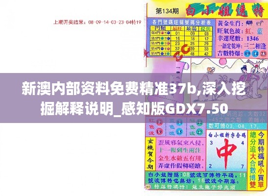 新澳內部資料免費精準37b,深入挖掘解釋說明_感知版GDX7.50