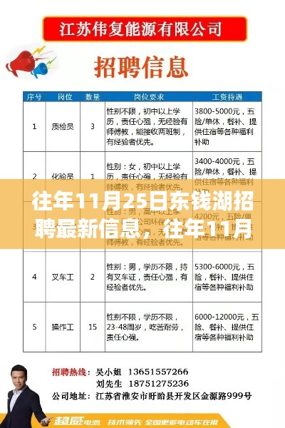 往年11月25日東錢湖招聘最新信息解析與趨勢聚焦，洞悉崗位動態(tài)，洞悉未來趨勢