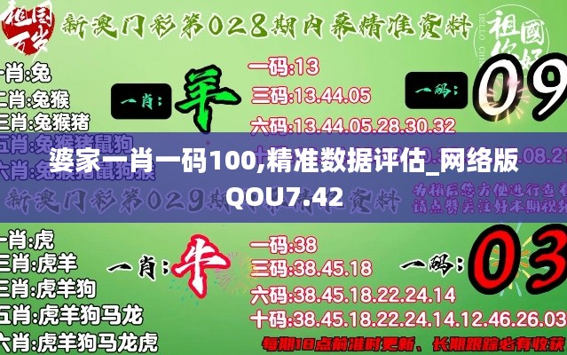 婆家一肖一碼100,精準數據評估_網絡版QOU7.42