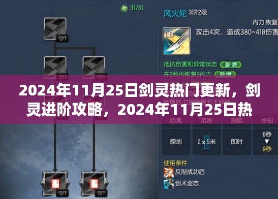 劍靈進(jìn)階攻略,2024年11月25日熱門更新全解析與技能學(xué)習(xí)指南