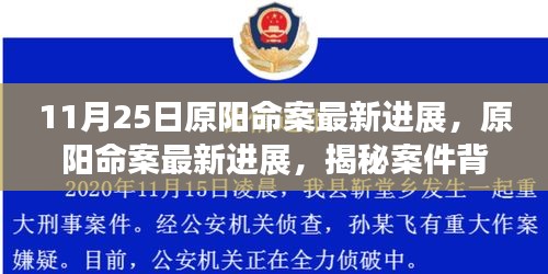揭秘原陽命案最新進展,案件背后的故事浮出水面