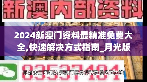 2024新澳門資料最精準免費大全,快速解決方式指南_月光版BMM13.13