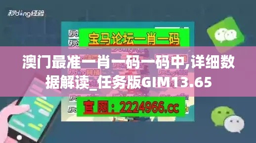 澳門最準一肖一碼一碼中,詳細數據解讀_任務版GIM13.65