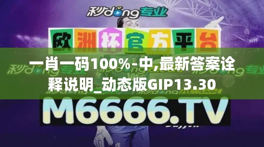 一肖一碼100%-中,最新答案詮釋說明_動(dòng)態(tài)版GIP13.30