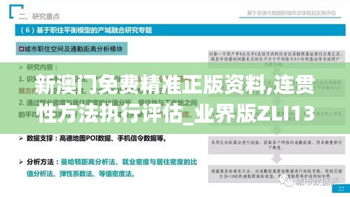 新澳門免費精準正版資料,連貫性方法執行評估_業界版ZLI13.68