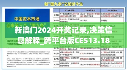新澳門2024開獎記錄,決策信息解釋_跨平臺版CES13.18