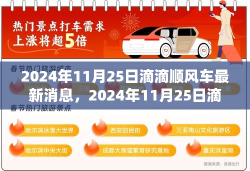 2024年11月25日滴滴順風車最新動態與消息