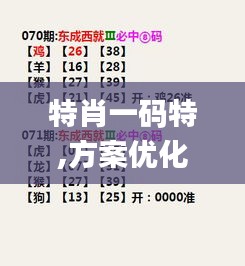 特肖一碼特,方案優化實施_數線程版PSE13.26