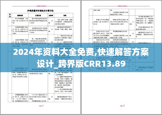 2024年資料大全免費,快速解答方案設計_跨界版CRR13.89