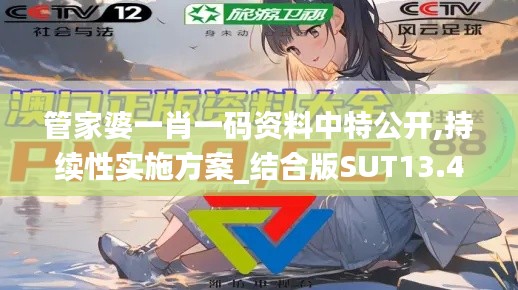 管家婆一肖一碼資料中特公開,持續性實施方案_結合版SUT13.41