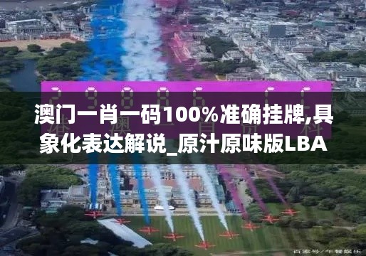 澳門一肖一碼100%準確掛牌,具象化表達解說_原汁原味版LBA13.69