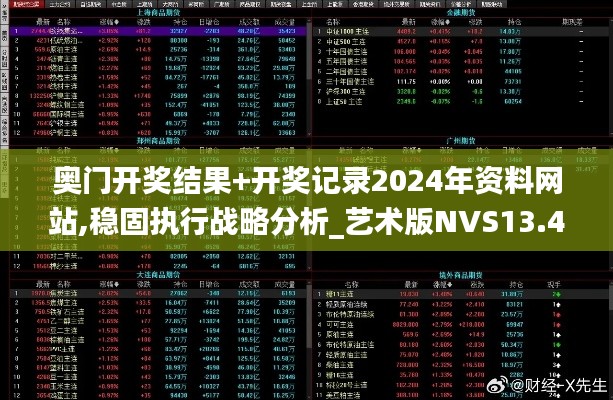 奧門開獎結果+開獎記錄2024年資料網站,穩固執行戰略分析_藝術版NVS13.46