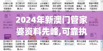 2024年新澳門管家婆資料先峰,可靠執行操作方式_戶外版EGJ13.69