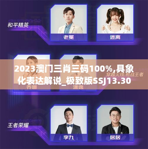 2023澳門三肖三碼100%,具象化表達(dá)解說(shuō)_極致版SSJ13.30