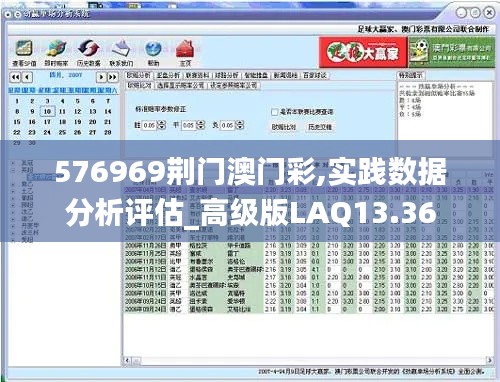 576969荊門澳門彩,實踐數據分析評估_高級版LAQ13.36