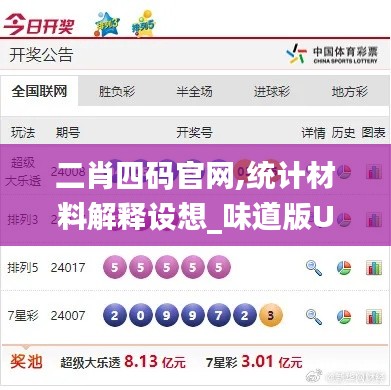二肖四碼官網,統計材料解釋設想_味道版UKH13.26