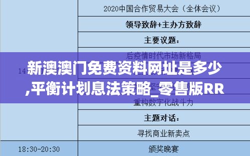 新澳澳門免費資料網址是多少,平衡計劃息法策略_零售版RRD13.37