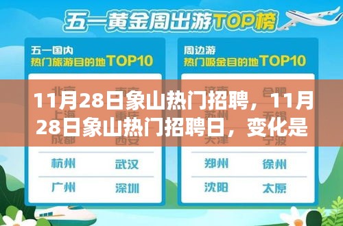 11月28日象山熱門(mén)招聘日,變化中成長(zhǎng),學(xué)習(xí)中自信