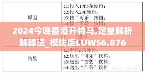 2024今晚香港開特馬,定量解析解釋法_模塊版LUW56.876