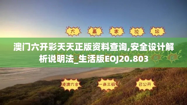 澳門六開彩天天正版資料查詢,安全設計解析說明法_生活版EOJ20.803